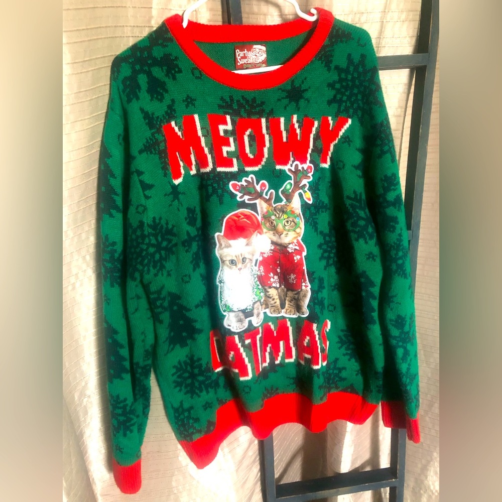 ugly Christmas sweater men’s size XL